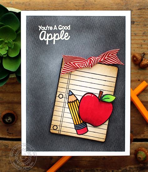Check spelling or type a new query. Sunny Studio: School Time You're A Good Apple Card with Vanessa