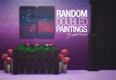 Sims 4 Ccs The Best Random Double Paintings By Gabreux