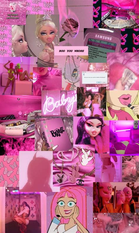 Bratz Barbiecore Aesthetic Iphone Wallpaper Wallpaper Iphone Neon