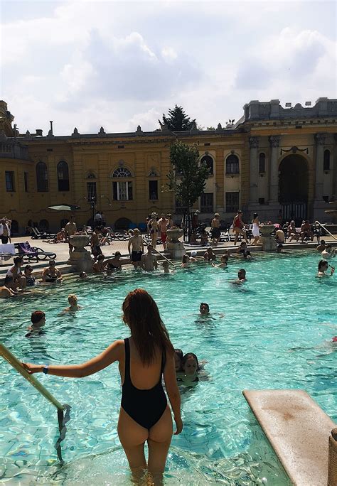 Szechenyi Thermal Spa Baths Budapest Instagram Daniellerdouglas Hungary Travel