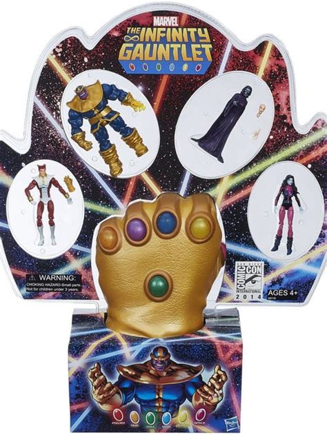 2014 Sdcc Exclusive Hasbro Marvel Infinity Gauntlet Figures Set