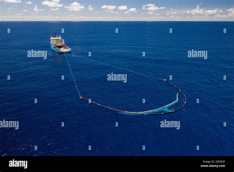Editorial Use Only Handout The Ocean Cleanup System Is Successfully
