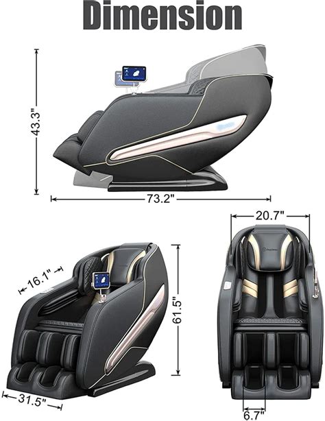 Brand New Real Relax Ps6000 Massage Chair Zero Gravity Full Body Mapledeals