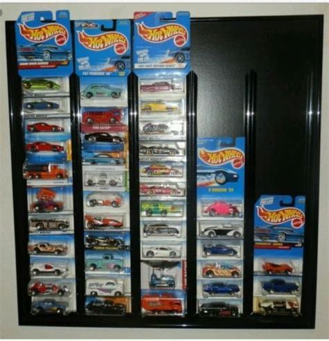 As an avid hot wheels collector i've spent years looking for the perfect way to display my collection. Display Cases and Stands 171135: Hot Wheels Or Matchbox 55 Card Holder Wall Display Rack ...