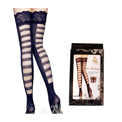1 pair hosiery women sexy lace thigh high stockings with non slip silicone ladies sex clothes