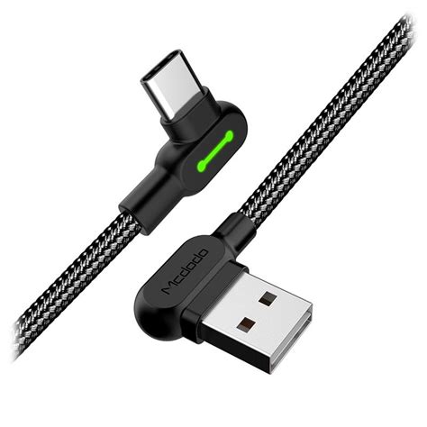 Universal serial bus (usb) is an industry standard that establishes specifications for cables and connectors and protocols for connection, communication and power supply (interfacing). Mcdodo Night Elves 90-degree USB-C Kabel - 1.8m - Titanium ...