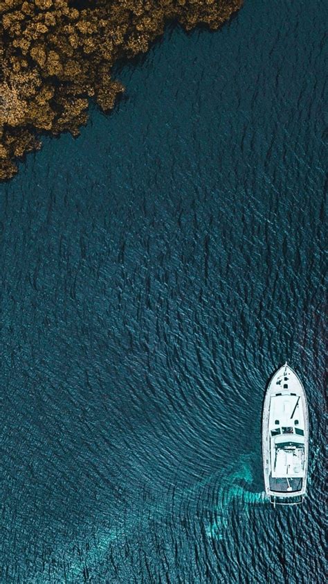 🔥 Download Boat Aerial From Sky Mobile Wallpaper By Shoffman Ocean