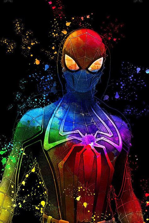 Awesome Spider Man Painting Spiderman Poster Superhero Wall Art Art