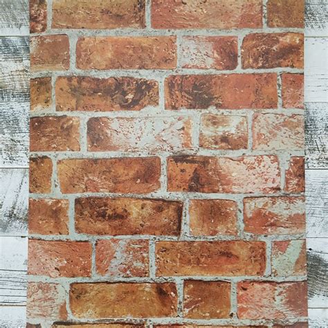 Embossed Rustic Brick 3 D Effect Wallpaper In 2020 Brick Wallpaper