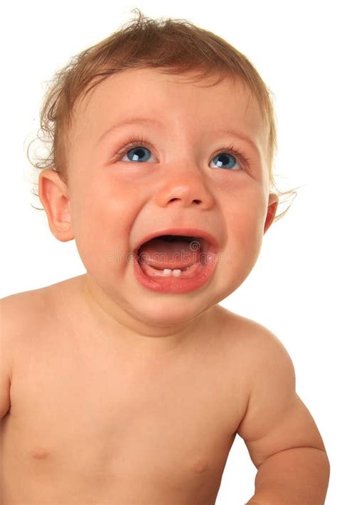 Crying Baby Boy Stock Image Image Of Blue Expression 25982391