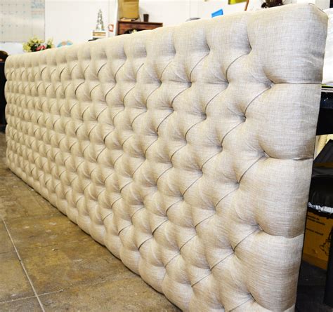 I may even change the home security panel to say chapel/study. Custom Designed Tufted Wall Panel | Tuffed headboard, Wall ...