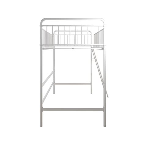 Better Homes And Gardens Kelsey Twin Metal Loft Bed White Walmart