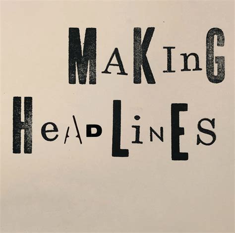 Making Headlines: School holiday workshop – Orange Regional Gallery