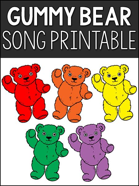 Gummy Bear Printable Image Am Wintersun