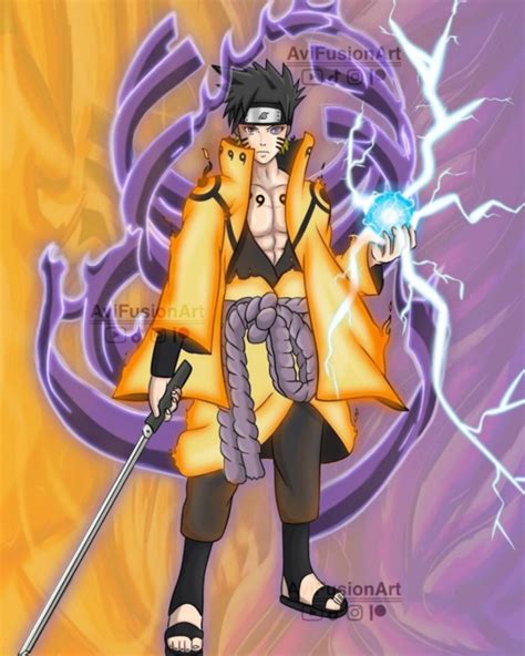 Naruto Y Sasuke Logran En Increíble Fanart La Fusión Shinobi Definitiva