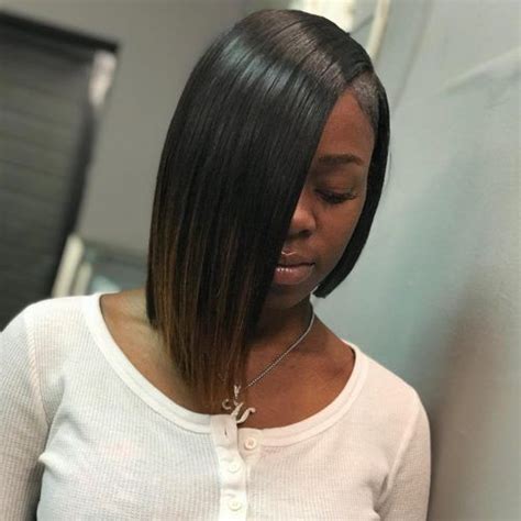 Awesome Side Part Bob Hairstyles For Black Women