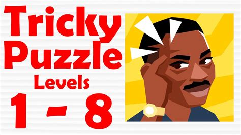Tricky Puzzle Level 1 8 Gameplay Solution Youtube