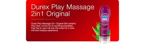 Durex Play Original Massage 2in1 Lube Soothing Aloe Vera 200ml Gel