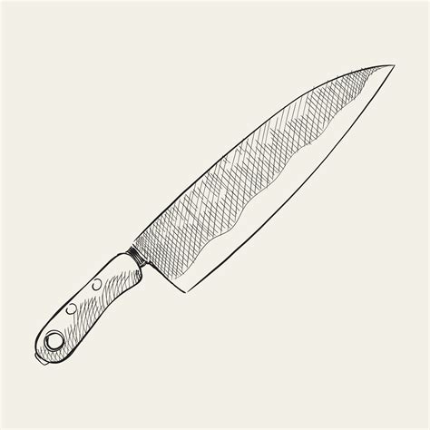 Cuchillo Dibujo