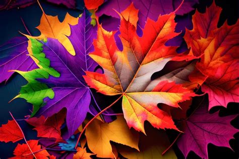 Premium Photo Colorful Autumn Leaves Wallpapers That Are High Definition