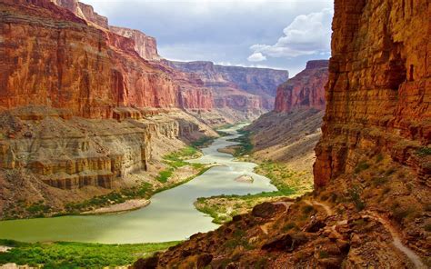 Grand Canyon National Park The Colorado River Desktop Wallpaper Hd