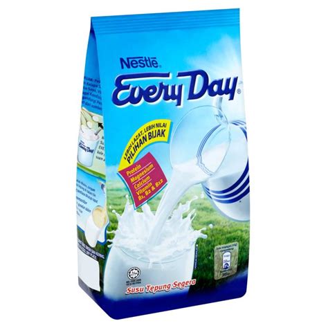 Formulated with essential nutrients and vitamins, nestlé everyday milk powder provides nourishment for the whole family. Nestlé Everyday Instant Milk Powder 550g - DeGrocery