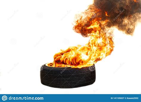 Fire Flames Burning Tire Red Hot Stock Image Image Of Environment