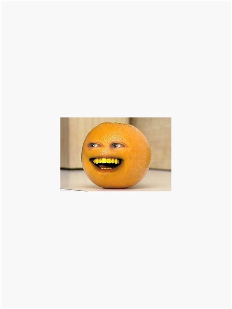 The Annoying Orange Sticker By Lunareucalyptus Redbubble