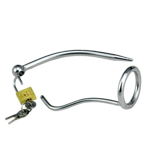 Newest Stainless Steel Male Urethra Sounding Stretching Stimulate Penis Plug Chastity Belt