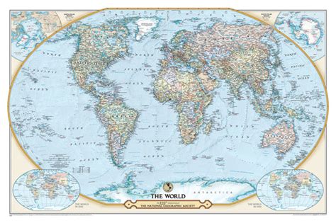 125th Anniversary World National Geographic Shop Mapworld