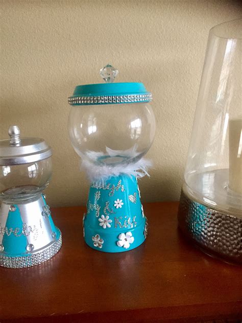 Bubble Gum And Candy Jar By S Florez Clay Pot Crafts Cookie Jars Diy