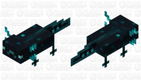 Axolotl Warden V1 Remade Minecraft Size Minecraft Mob Skin