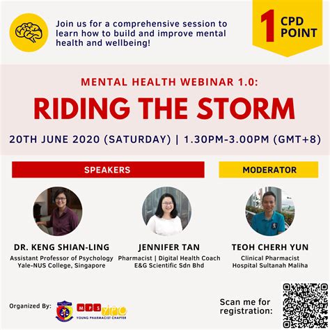 Mental Health Webinar 10 Riding The Storm Mps Young Pharmacist Chapter