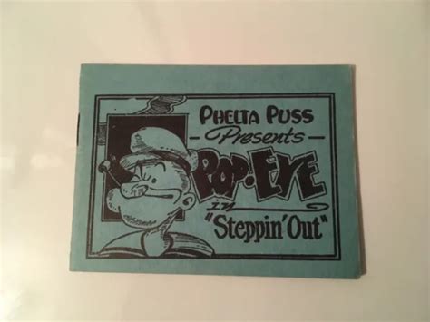 1930 40s Vintage Tijuana Bible “phelta Puss Presents Popeye” Risqué 8 Pager 47 52 Picclick Ca