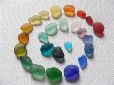 25 Rainbow Sea Glass All Found On Seaham Beach England By Ukseaglassstore On Sea Glass Beach