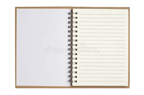 Open Notepad Isolated Stock Image Image Of Hardcover 107798775