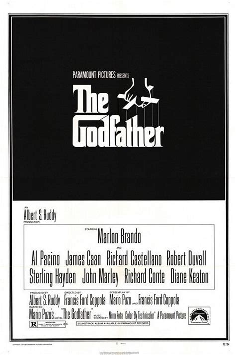 The Godfather Godfather Movie The Godfather Iconic Movie Posters