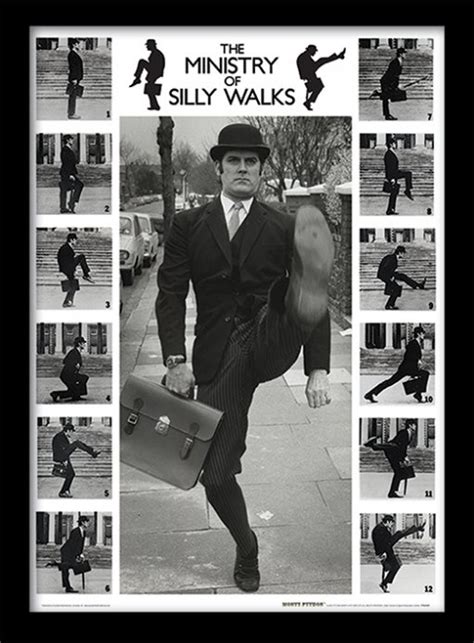 Monty Python Ministry Of Silly Walks Gerahmte Poster Bilder Kaufen