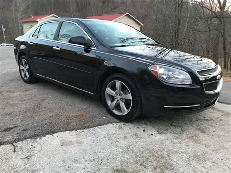 Used 2012 chevrolet malibu lt with tire pressure warning, audio and cruise controls on steering wheel, remote start, stability control, power driver seat. 2012 Chevy Malibu LT black with black... - Potters auto ...