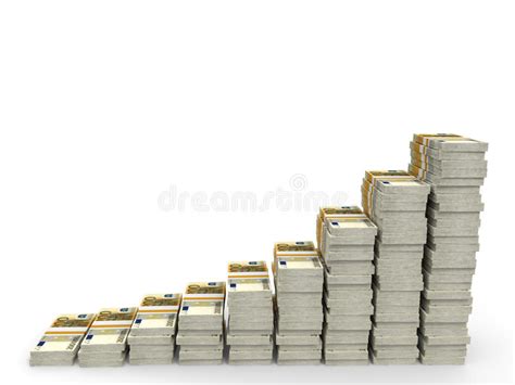 Money Stacks Graph Stock Illustration Illustration Of Profit 51378430