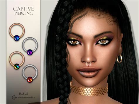 The Sims Resource Captive Nose Piercing