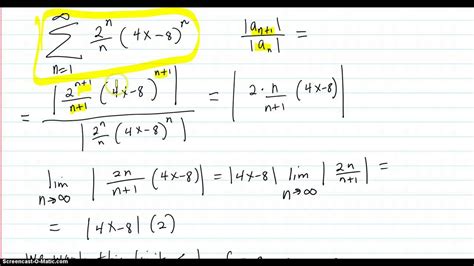 Find the radius of convergence of a power series - YouTube