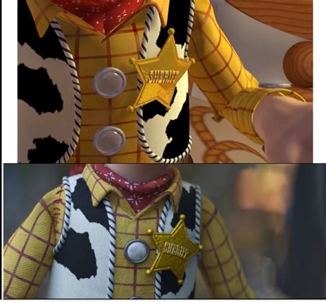 In Toy Story 4 Woody Has The Same Sheriff Badge From The First Movie