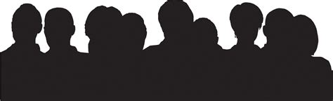 Crowd Silhouette Png Pic Png All Png All