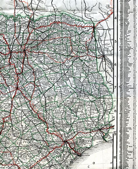 Map Of East Texas Cities And Towns