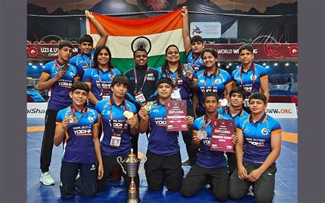 U 17 Asian Wrestling India Gets Seven Medals In Team Chships