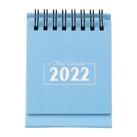 Mini Desk Calendar 2022 Standing Flip Calendar Deskwall Calendar For