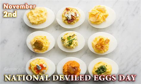 National Deviled Eggs Day Celebratedobserved On November 2 2022 ⋆