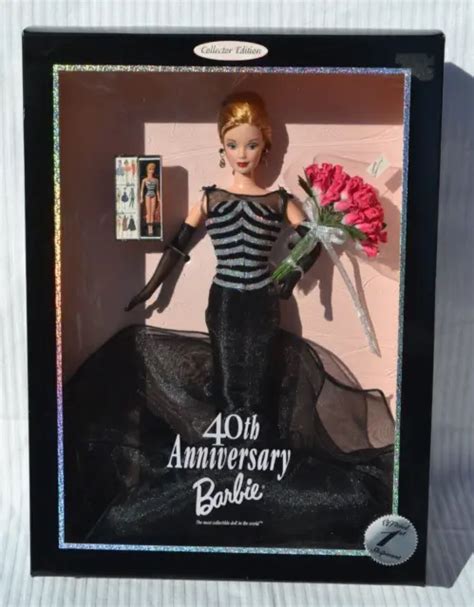 40th anniversary barbie doll 1999 collector edition new in box 21384 27 00 picclick