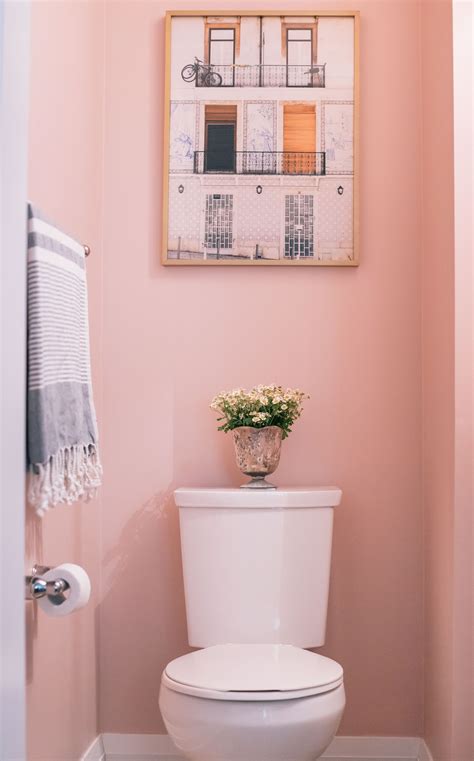 Life In Pink Powder Room Makeover The Blondielocks Life Style